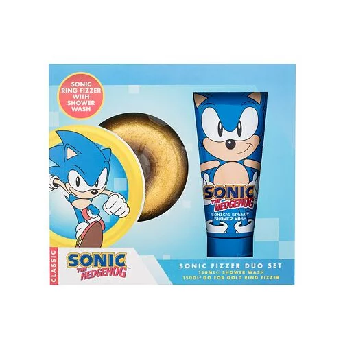 Sonic The Hedgehog Bath Fizzer Duo Set kopalna bombica 150 g poškodovana škatla za otroke