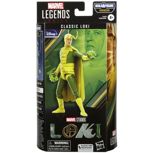 Hasbro Marvel Legends Series MCU Disney Plus Classic Loki Akcijska figura, 5 dodatkov in 1 del za sestavljanje figure, (20839304)