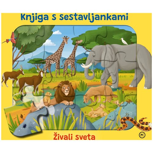 Mladinska Knjiga Knjiga s sestavljankami: živali sveta Slike