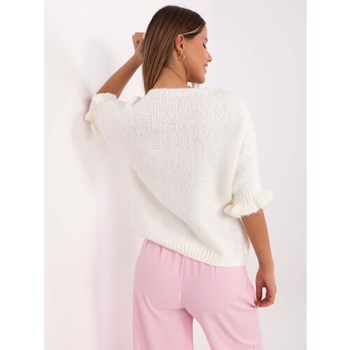 Italy Moda Sweater-MI-SW-2913.99-ecru Cene