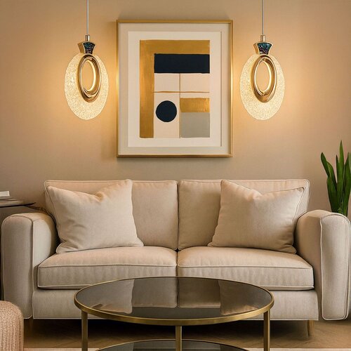 Toolight Viseća Kristalna Lampa LHJ109-1CP LIGHT ROSE GOLD Slike