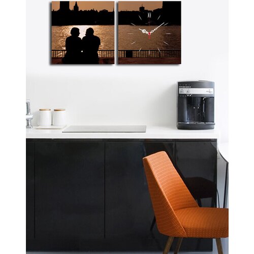 Wallity zidni sat 2P2828CS-16, 60x28 cm, 2 dela Cene