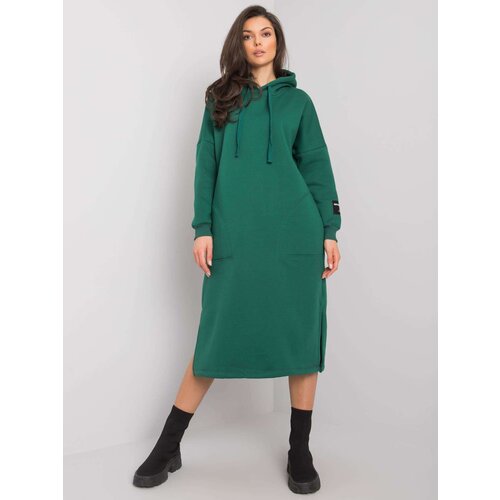 RUE PARIS Dress-RV-SK-7359.25X-dark green Slike