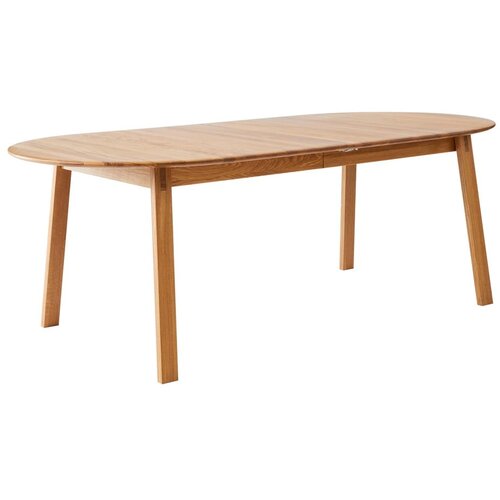 Hammel Furniture Proširiv blagovaonski stol s dodatnom pločom od punog hrasta 100x220 cm Amalfi – Cijene
