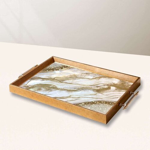 Aberto Design Poslužavnik TPEA10048 50 x 29 x 3.5 cm, Šareni Cene