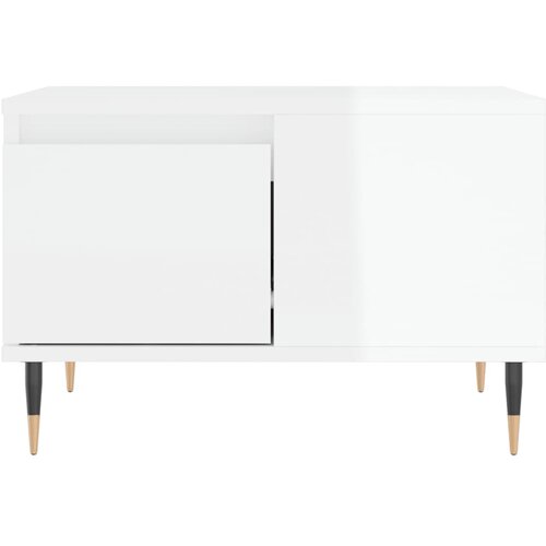  Stolić za kavu bijeli 55 x 55 x 36,5 cm od konstruiranog drva Slike