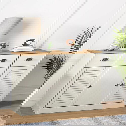 vidaXL Komoda s ladicama VIGO 113x40x75 cm bijela od masivne borovine Cijene