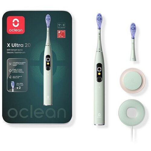 Oclean Električna zobna &scaron;četka X Ultra 20 Zelena, Sonični motor Cene