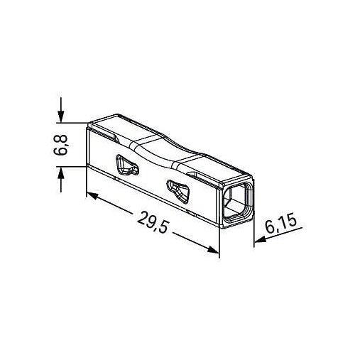 Wago klema pp 1 2X0.2 4mm2 100 Cene