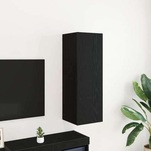 TV Kabinet za Zid Zidne Crni hrast 30,5 x 30 x 90 cm Cene
