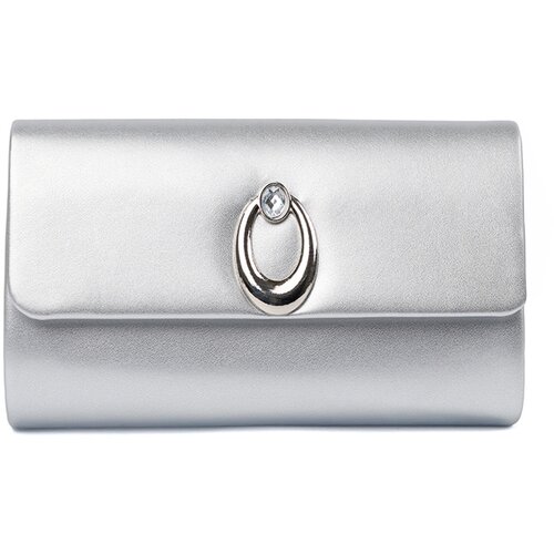 Shelvt Silver clutch bag with silver elements Cijene
