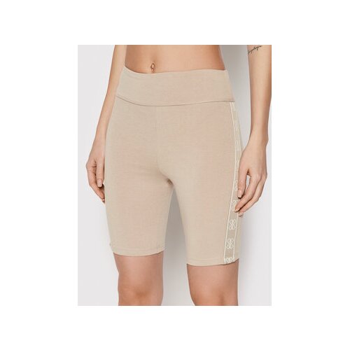 Guess &amp;Scaron;portne kratke hlače V2GD12 KABR0 Bež Slim Fit Slike