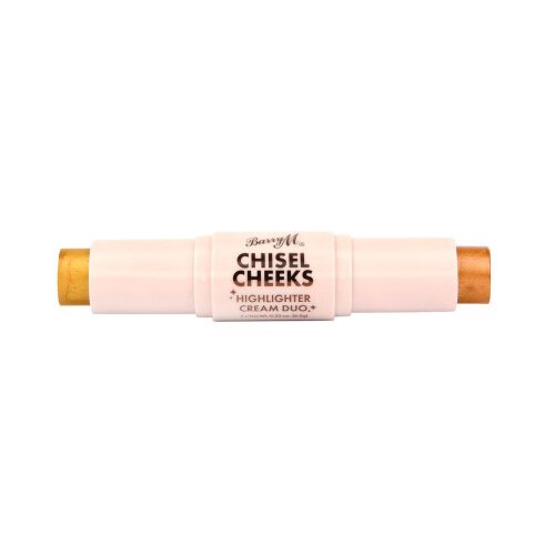 Barry M kremni osvetljevalec v stiku - Chisel Cheeks Highlighter Cream Duo - 2 Gold/Brown Cene
