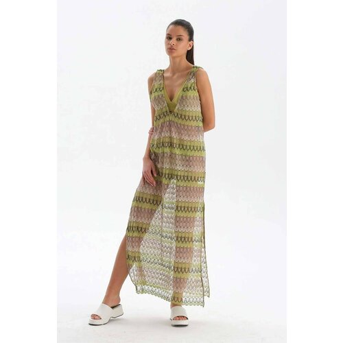 Dagi Beach Dress - Green - A-line Cene