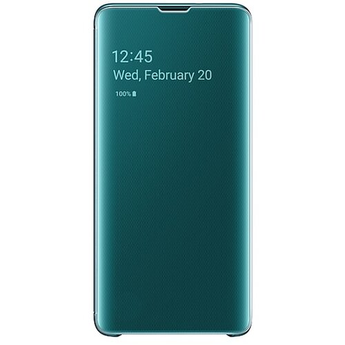 Samsung original torbica Clear View EF-ZG973CGE za Galaxy S10 G973 - zelena Cene