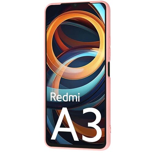 Techsuit SoftFlex silikonska maska za Xiaomi Redmi A3 &amp;ndash; pink Slike