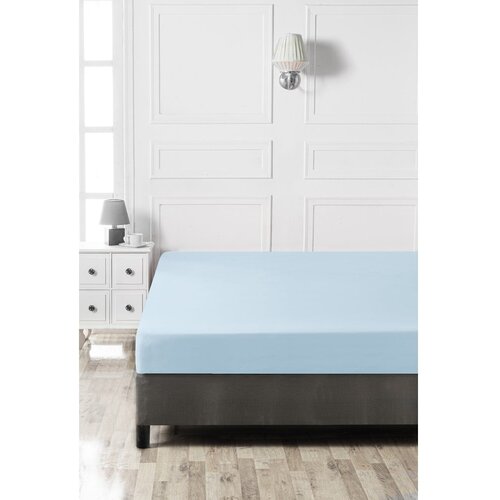Mijolnir Light Blue Light Blue Ranforce Double XL Fitted Sheet (FR) (IT) (ES) (DE) Slike