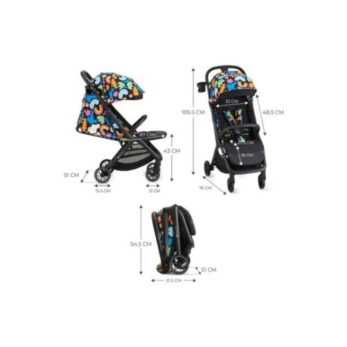 Kinderkraft kolica nubi 2 happy shapes ( KSNUBI02HAP0000 ) Cene