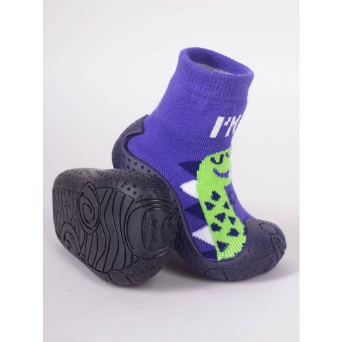 Yoclub Kids's Baby Boys' Anti-Skid Socks With Rubber Sole P3 Slike