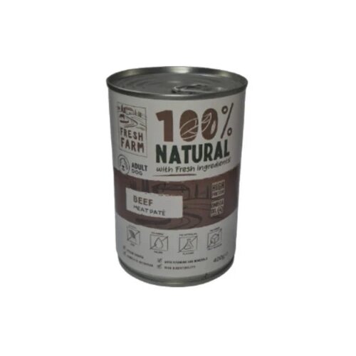 PREFERA - FRESH FARM Fresh Farm pasteta za pse goverina 400 g Slike