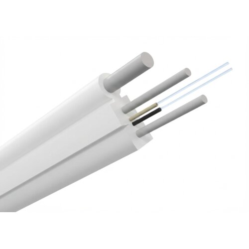 ExeLink Optički kabl sa 2 vlakna (2J) FTTH Drop, G.657A1,1 km,bele boje Slike