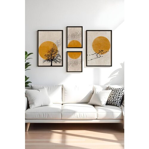 Wallity dekorativna slika Huhu455-S, 50x70cm, 4 dela Slike