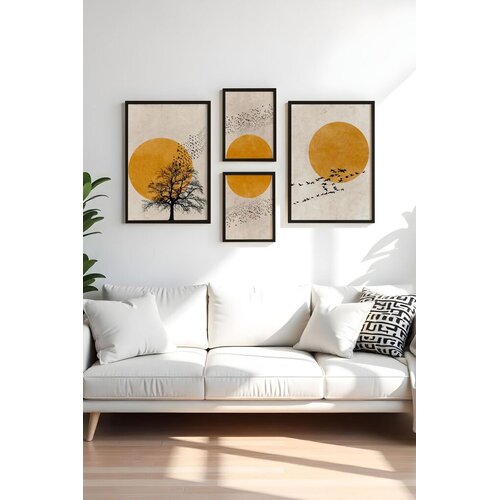 Wallity Dekorativna slika Huhu455-S, 50x70cm, 4 dijela Cene