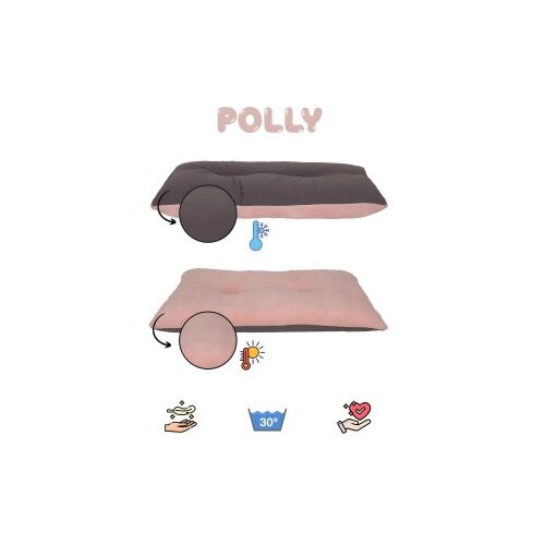 Wallxpert Jastuk za pse Polly Dog, 35x50 cm, Rozi Slike