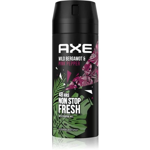 Axe Wild Fresh Bergamot & Pink Pepper dezodorant in pršilo za telo 150 ml