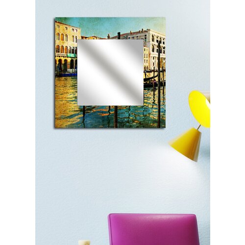 Wallity Ogledalo MA-32, 50x50 cm, Šareno Cene