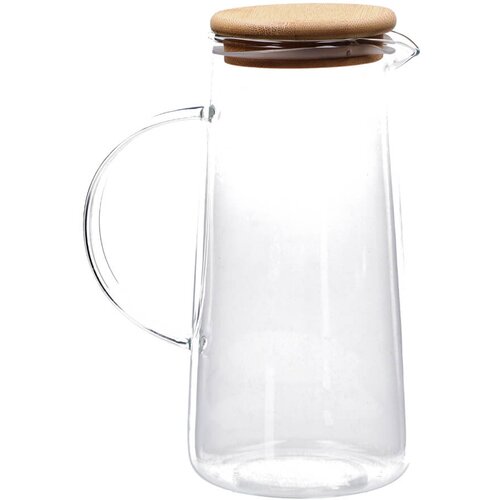 Ad trend Vrč s pokrovom 1,1L / 16xh21cm / borosilikatno steklo, les, (5000198843) Cene