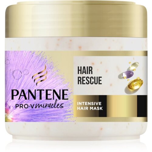 Pantene Pro-V Miracles Silky &amp;amp; Glowing regenerirajuća maska za kosu s keratinom 300 ml Slike