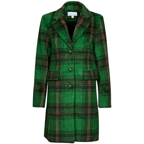 Vila Pla&amp;scaron;či VIJAYLAH L/S COAT/SU Zelena Slike