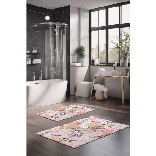  CT-5247 multicolor bathmat set (2 pieces) Cene