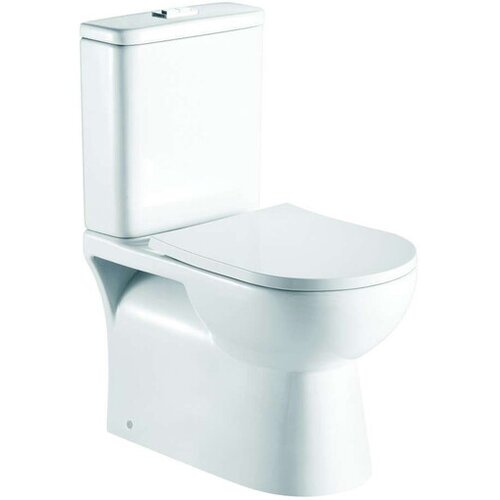 Sanotechnik wc &scaron;koljka monoblok rimless talni model s priloženo strani&scaron;čno desko Cene