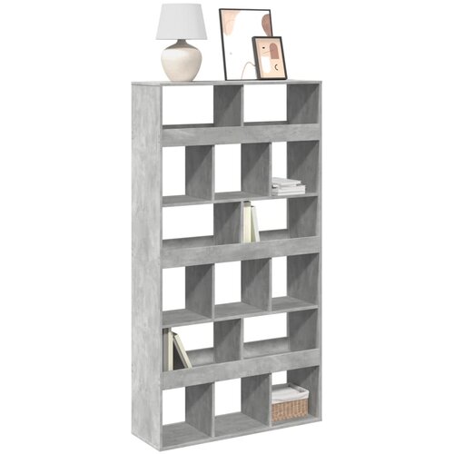  Regal za knjige boja betona 100x33x187,5 cm konstruirano drvo Cijene