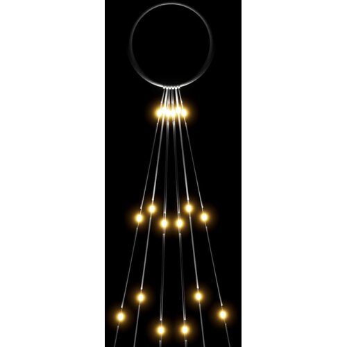  Božićno drvce na stijegu 108 LED žarulja tople bijele 180 cm Slike