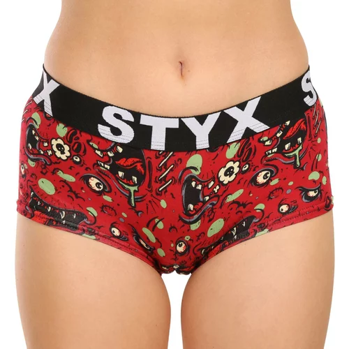 STYX Women's art panties with zombie leg loop