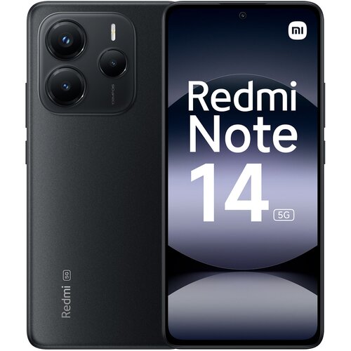 Xiaomi redmi note 14 5G 8GB/256GB midnight black Slike