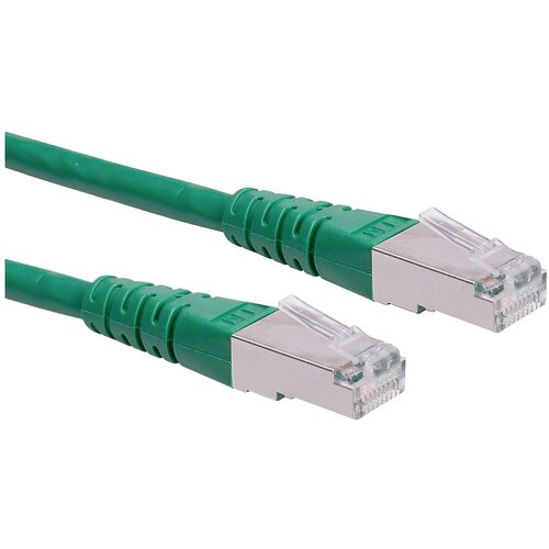 Roline 21.15.1393 RJ45 omrežni kabel\, patch kabel cat 6 s/ftp 15.00 m zelena 1 kos, (20420152) Cene