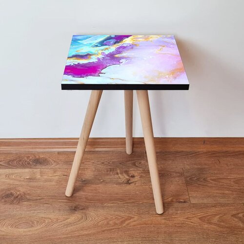 Hanah home klub sto Shp195, 35x42x35 cm, Šareni Cene