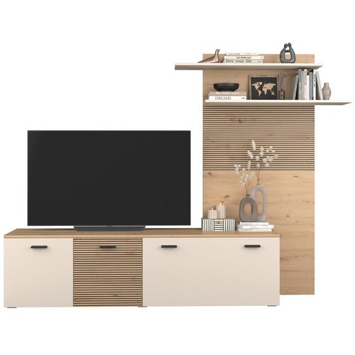 Modern Living Dnevni Regal Free, Barva Hrasta, Ka&scaron;mir Cene
