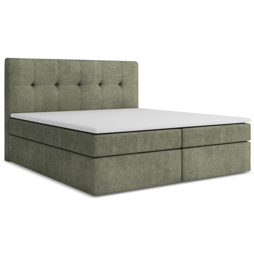 Makamii Zeleni boxspring krevet s prostorom za odlaganje 180x200 cm Palta – Cijene