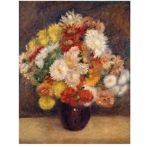 Fedkolor Reprodukcija slike Auguste Renoir - Bouquet of Chrysanthemums, 55 x 70 cm Cene