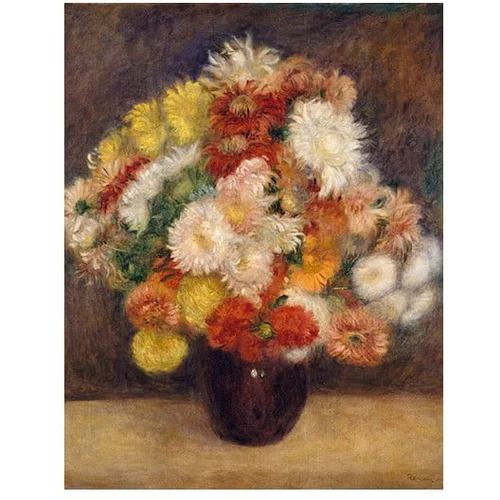 Fedkolor Reprodukcija slike Auguste Renoir - Bouquet of Chrysanthemums, 55 x 70 cm