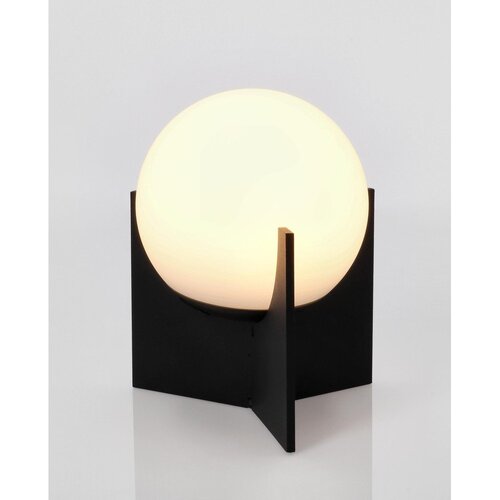 BIZZOTTO Crna metalna LED stolna lampa s mogućnosti zatamnjivanja s plastičnim sjenilom (visina 16 cm) Cardamom &amp;ndash; Slike