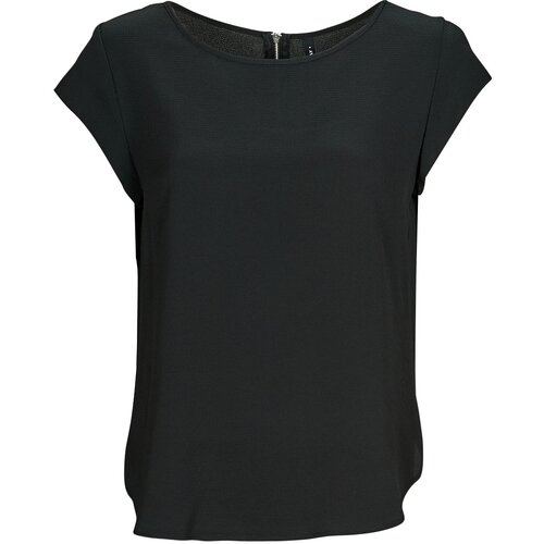 Only Topi &amp;amp; Bluze ONLVIC S/S SOLID TOP PTM Črna Slike