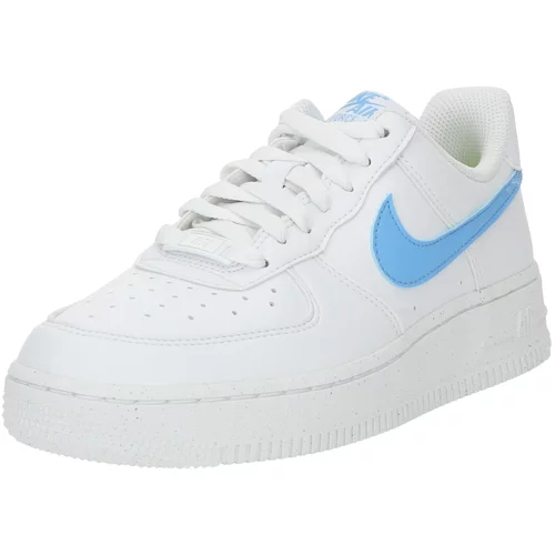 Nike Sportswear Niske tenisice 'Air Force 1 '07 SE' svijetloplava / bijela