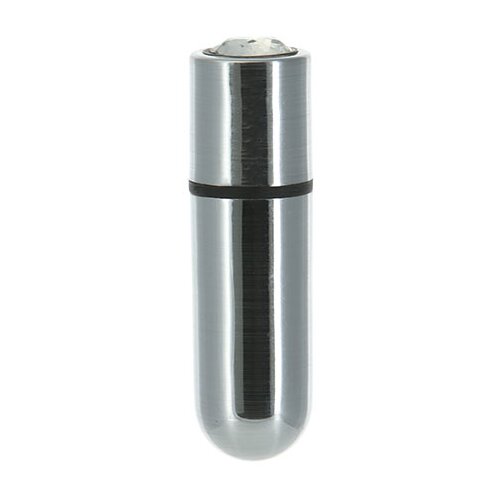 PowerBullet Mini bullet vibrator s kristalom - First Class 9 Function, Silver Cene