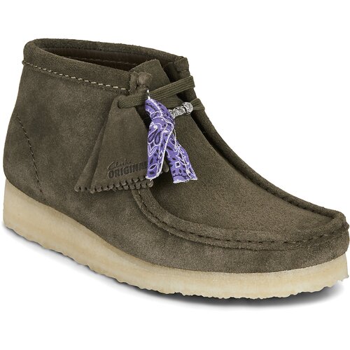 Clarks Originals Čevlji Derby Wallabee Boot Zelena Slike